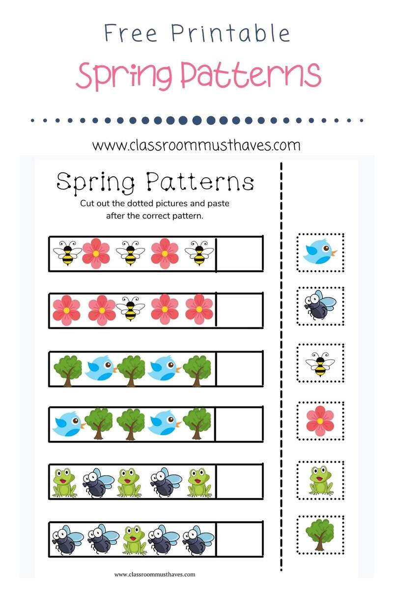 Kindergarten Patterns Worksheet Classroom Must Haves Kindergarten Patterns Worksheet Classroom Must Haves