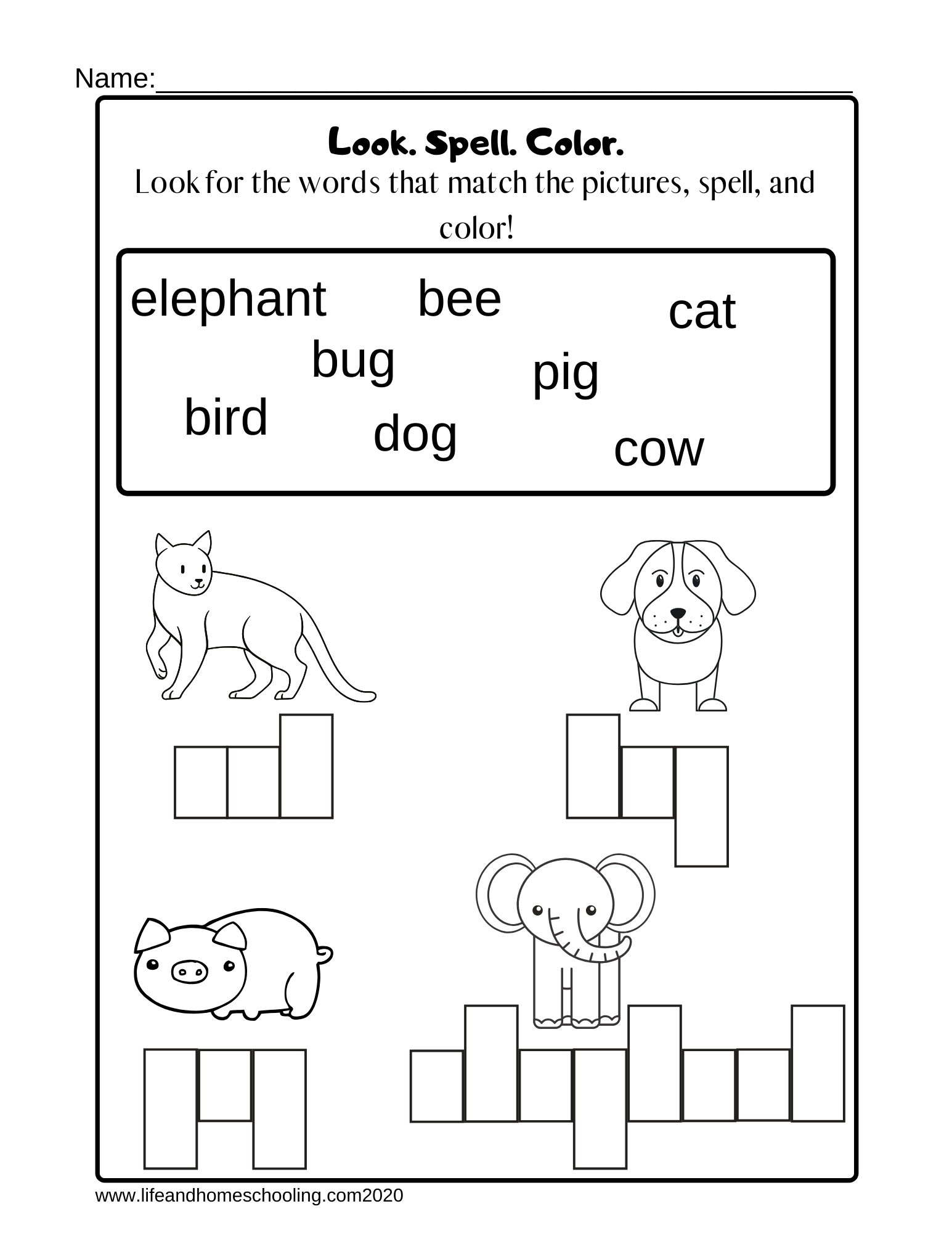 Kindergarten Spelling Worksheet Made By Teachers Spelling Three Letter Words Worksheet Free Printable Digital PDF