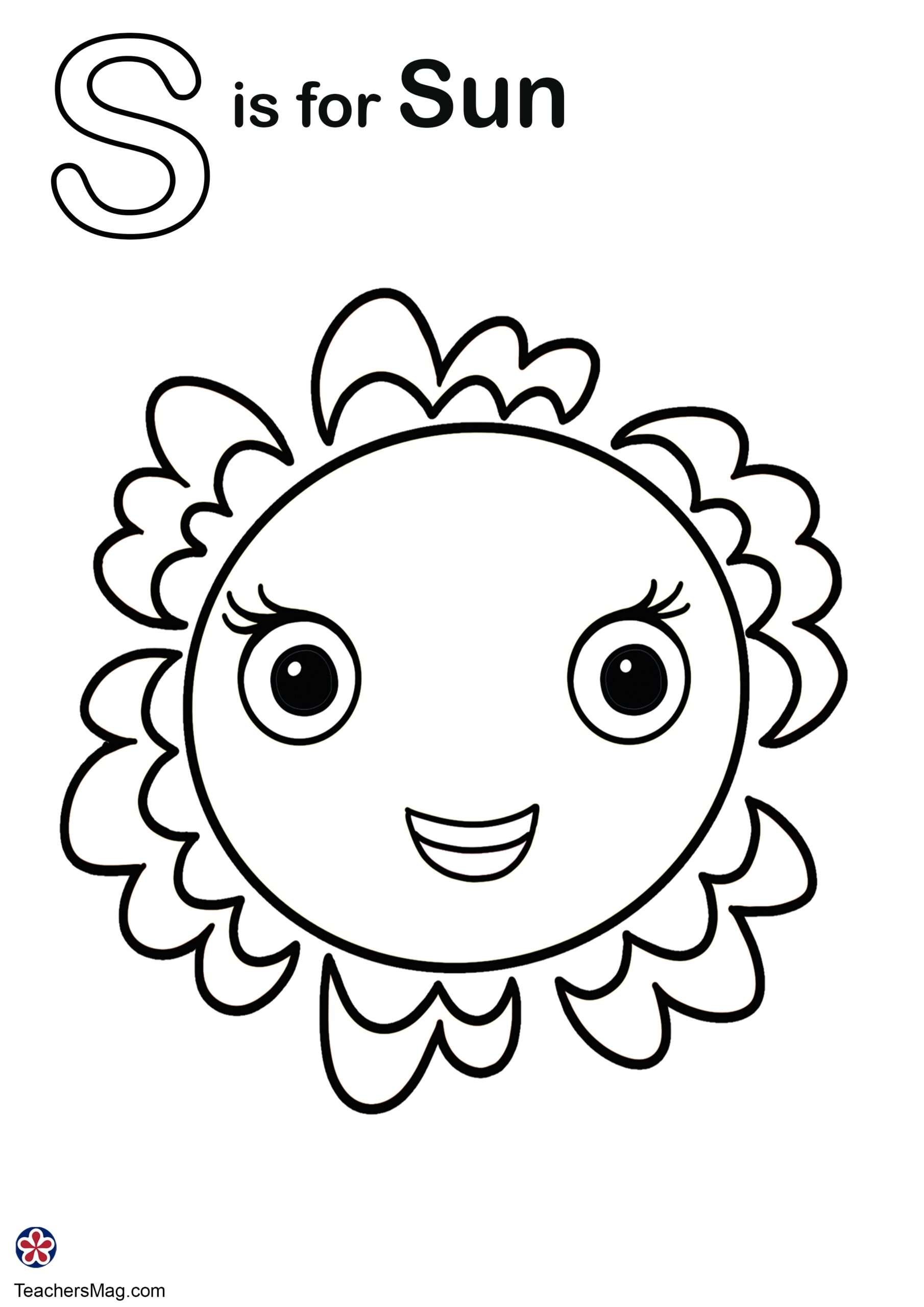 Letter S Coloring Pages TeachersMag Letter S Coloring Pages TeachersMag