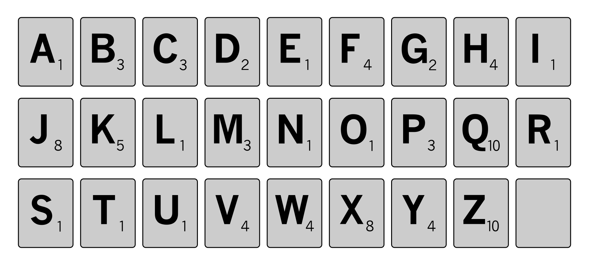 Letter Tiles 10 Free PDF Printables Printablee Quirky Artist Loft DIY Printable Scrabble Board Worksheets Library