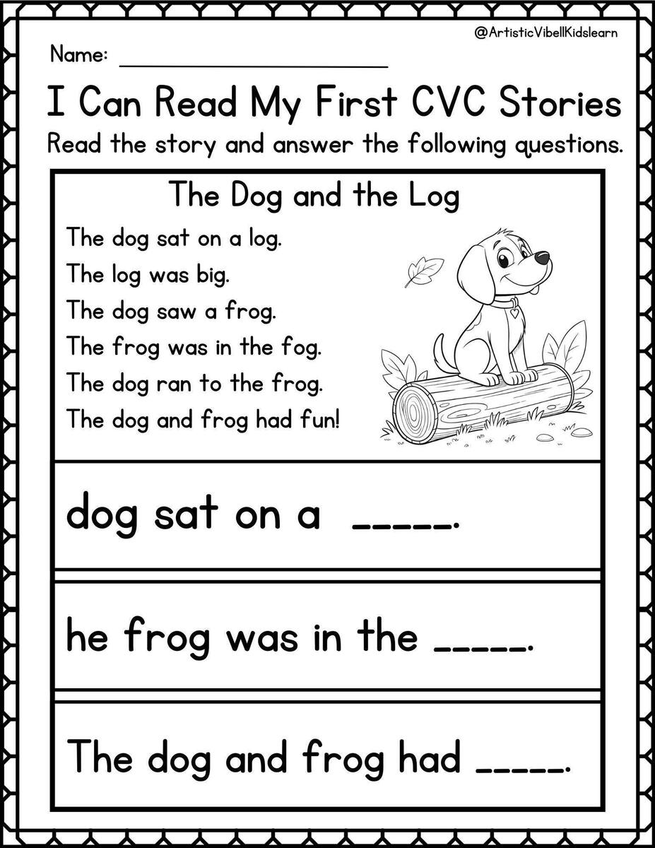 Long Story For Grade Reading Worksheet For Grade Teaching Resources Reading Comprehension Printable Kindergarten First Grade Worksheets Instant Download Fluency Worksheet English Learing Set 2 Etsy