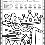 Mardi Gras Color By Feeling Worksheets Made By Teachers