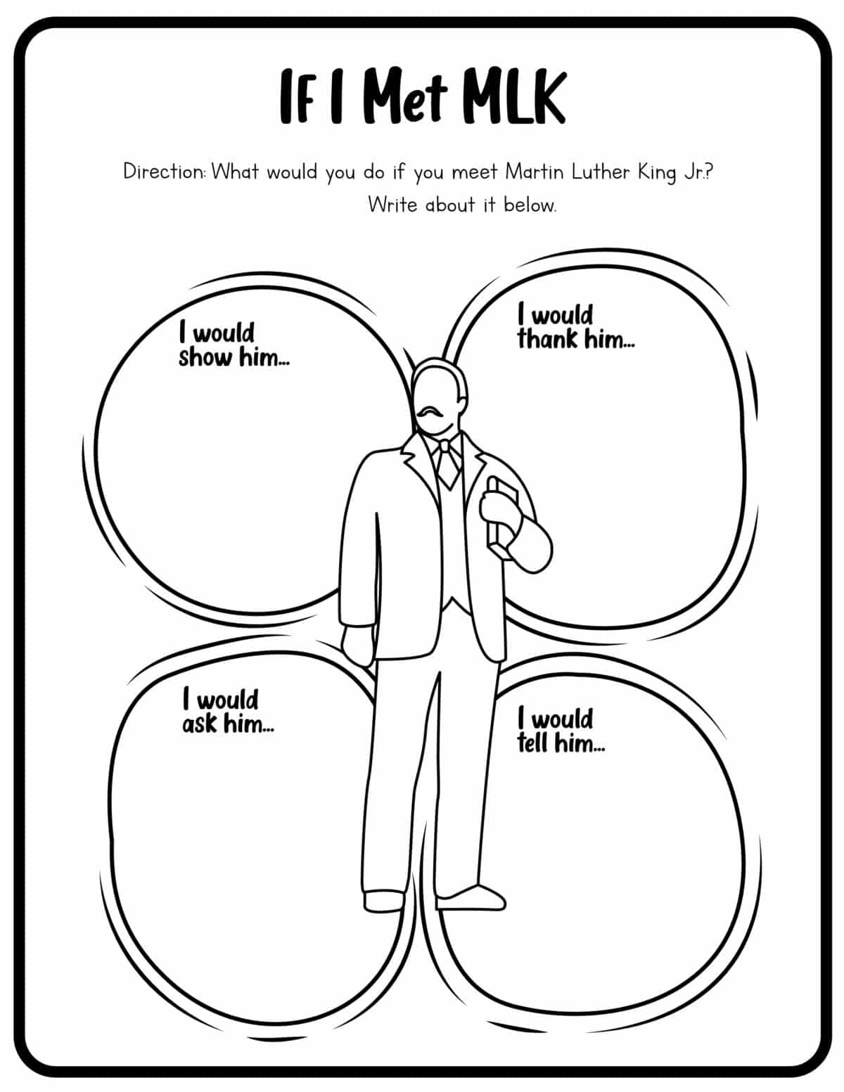 Martin Luther King Jr Worksheets Free Printables Frugal Mom Eh Martin Luther King Jr Worksheets Free Printables Frugal Mom Eh
