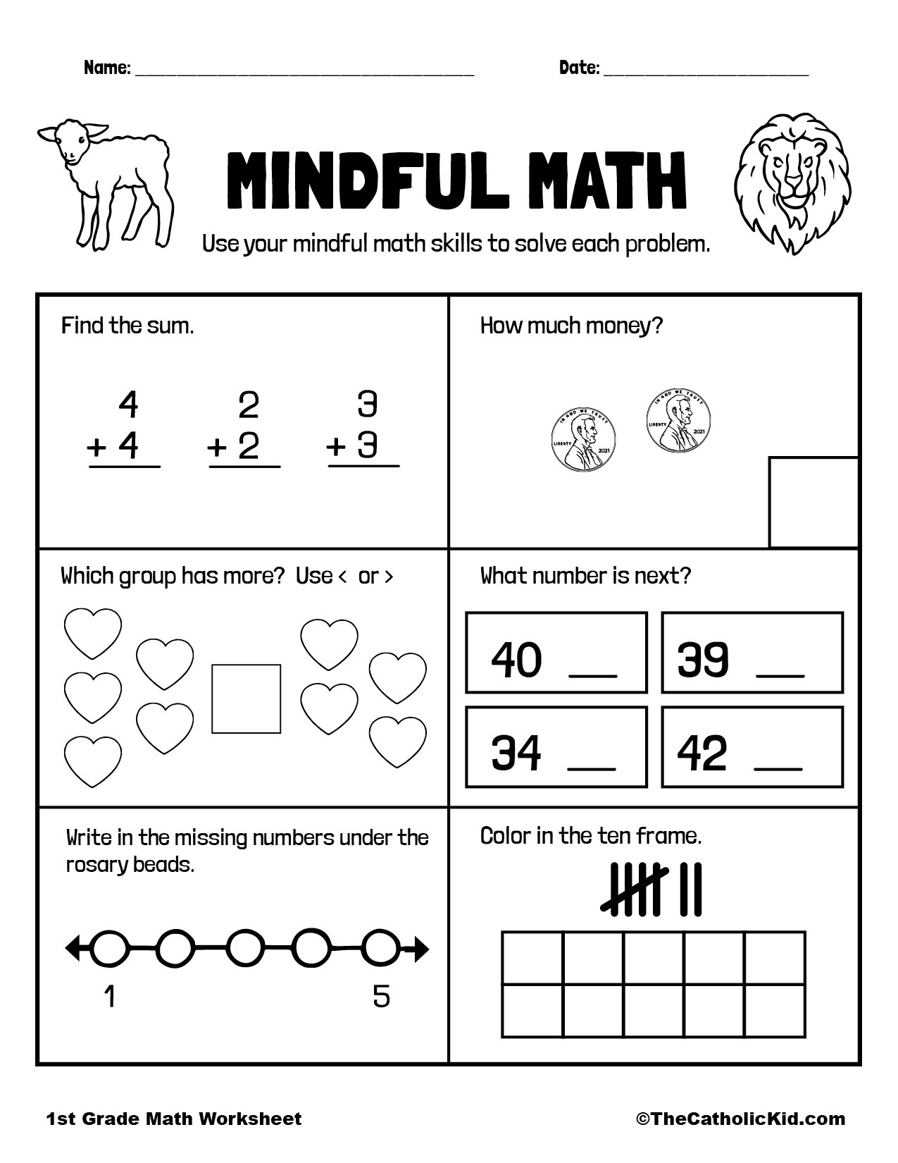 Math Review Addition Counting TheCatholicKid Math Review Addition Counting TheCatholicKid