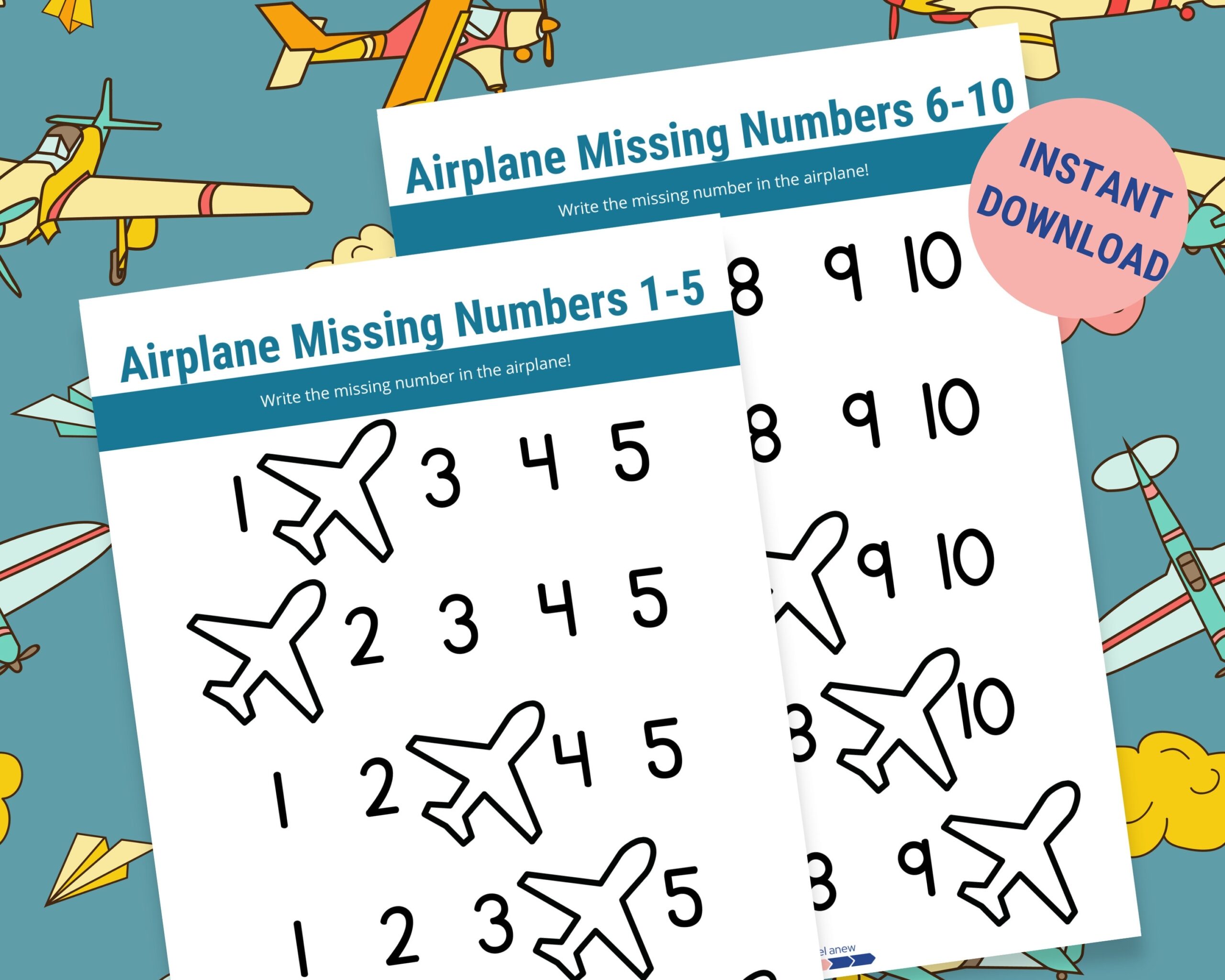 Missing Numbers Worksheet Printable Airplane Activities Plane Activities For Kids Kids Flight Activity Printable Travel Activities Etsy Missing Numbers Worksheet Printable Airplane Activities Plane Activities For Kids Kids Flight Activity Printable Travel Activities Etsy