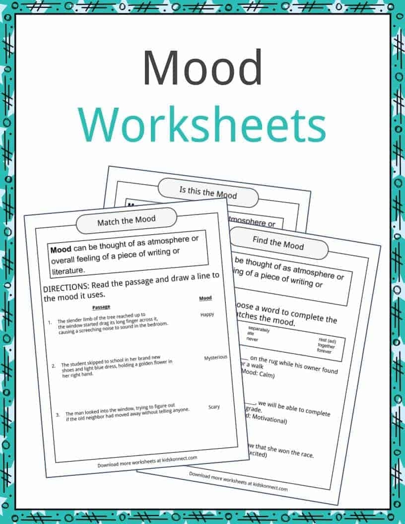Mood Examples Definition And Worksheets KidsKonnect Mood Examples Definition And Worksheets KidsKonnect