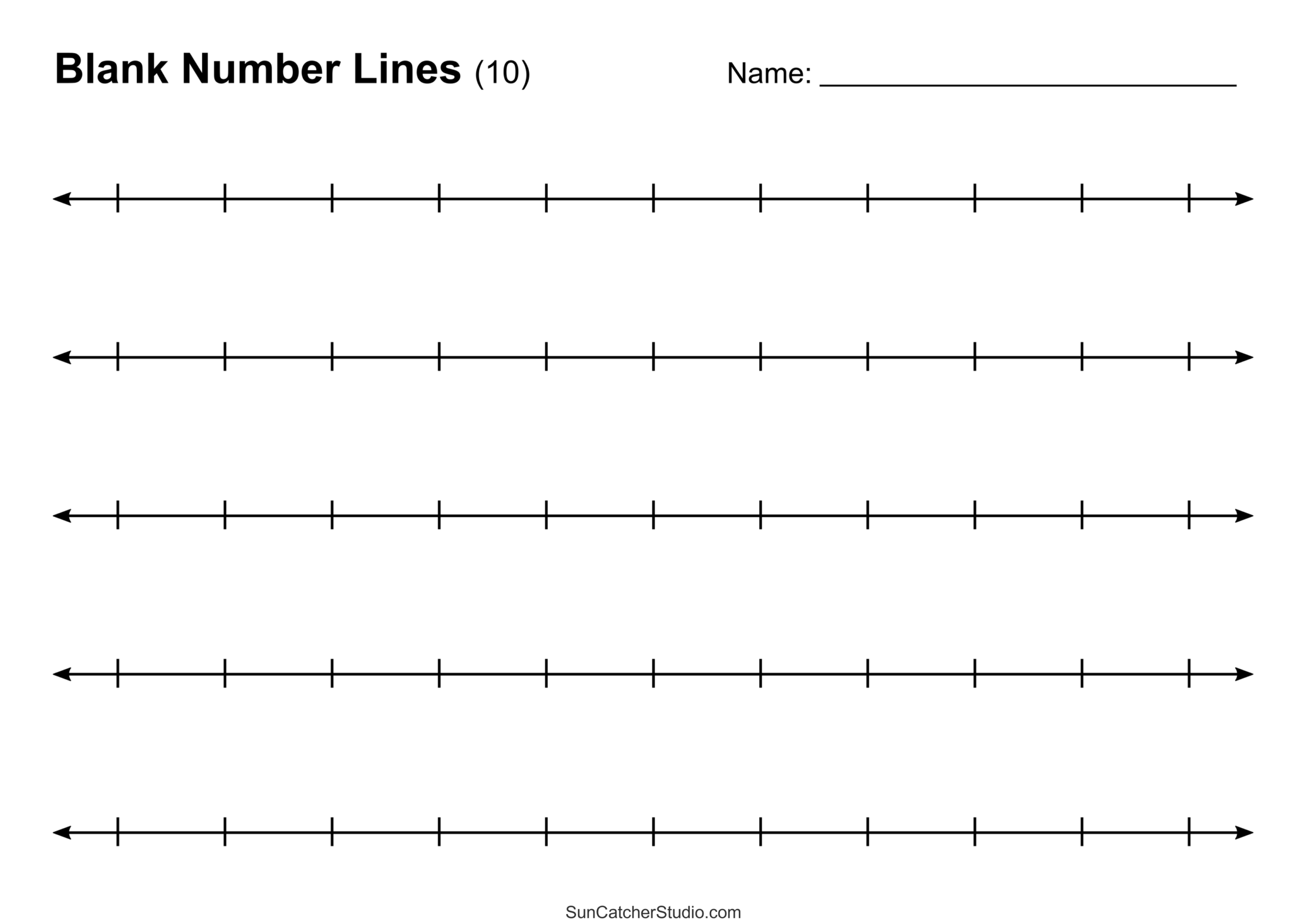 Number Lines Integers Decimals Blank Missing Numbers Free Printables Lettering SVG Files Tools Apps