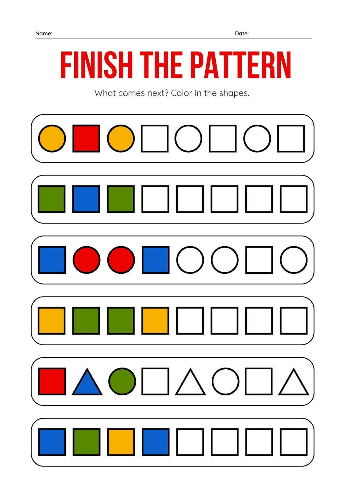 Page 15 Free Custom Printable Worksheets For Teachers Canva