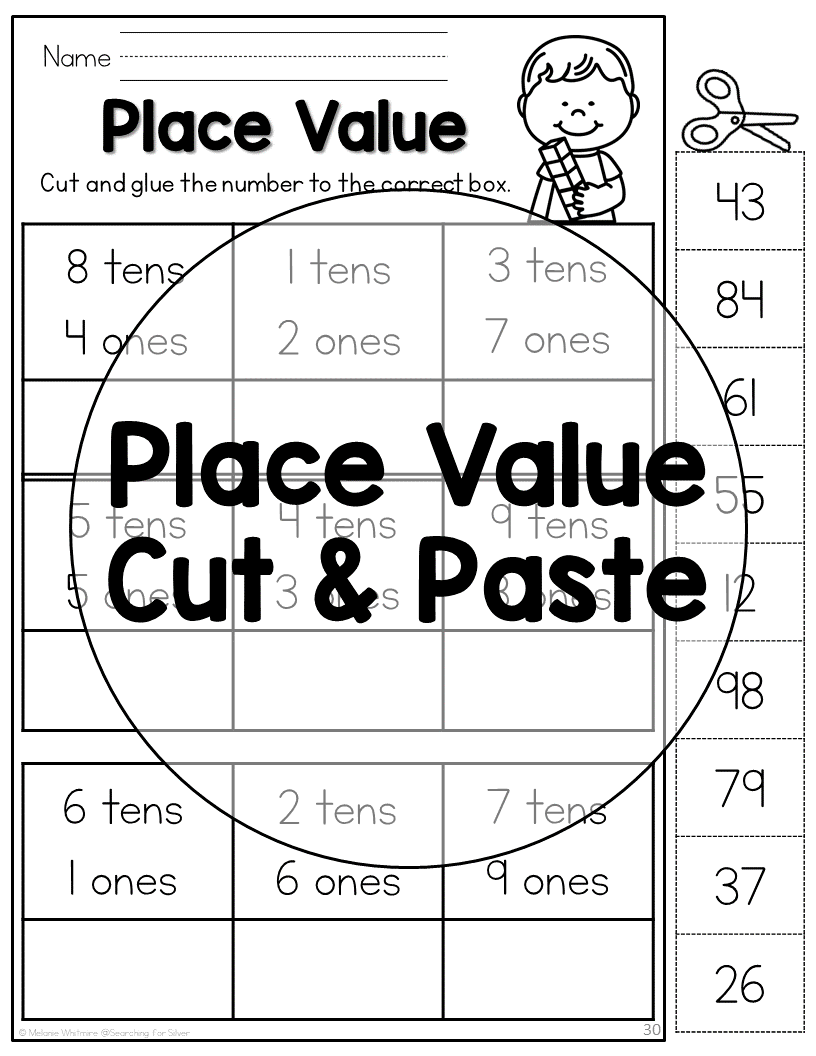 Place Value Cut Glue Made By Teachers