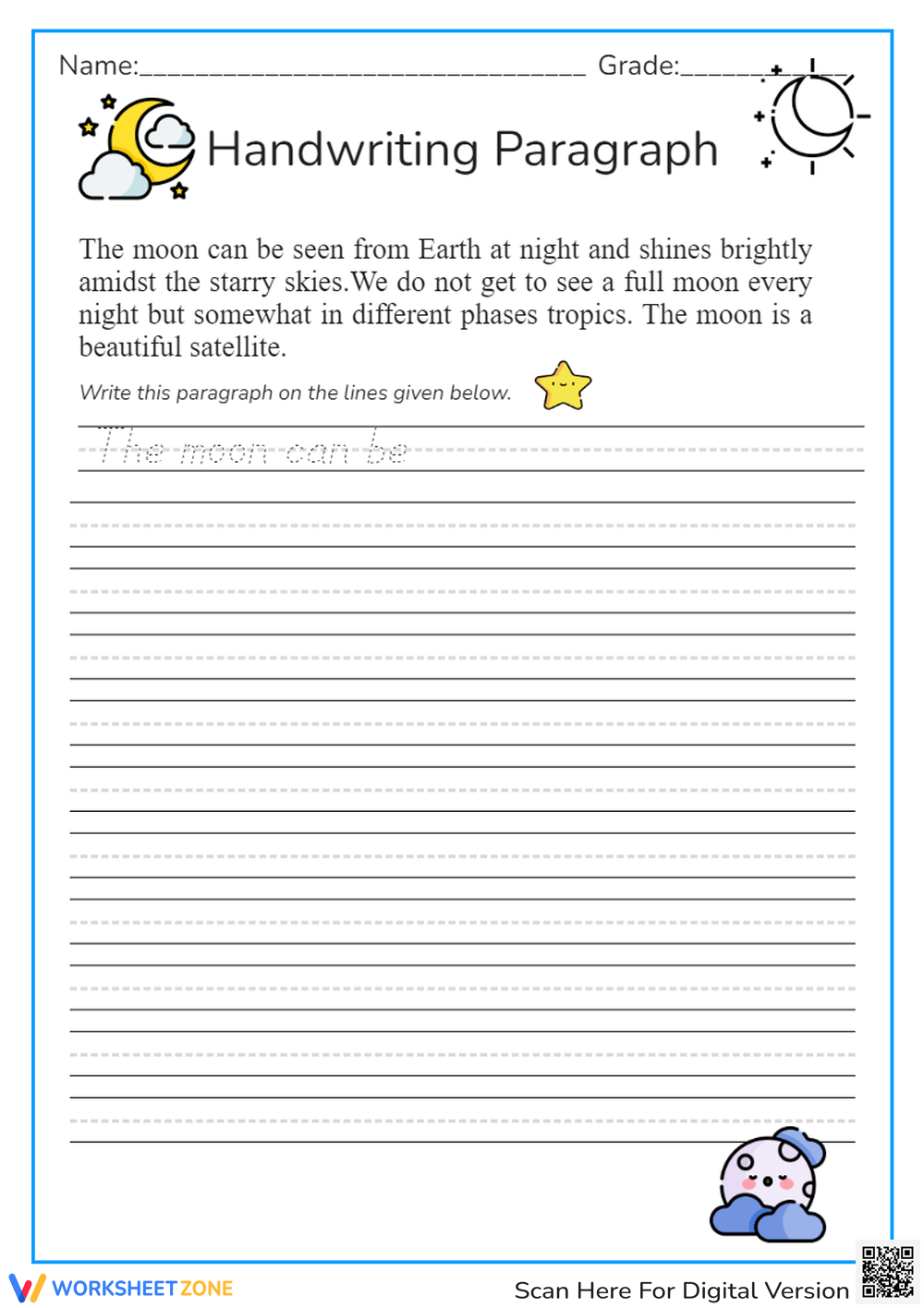 Printable 2nd Grade Easter Paragraph Worksheets