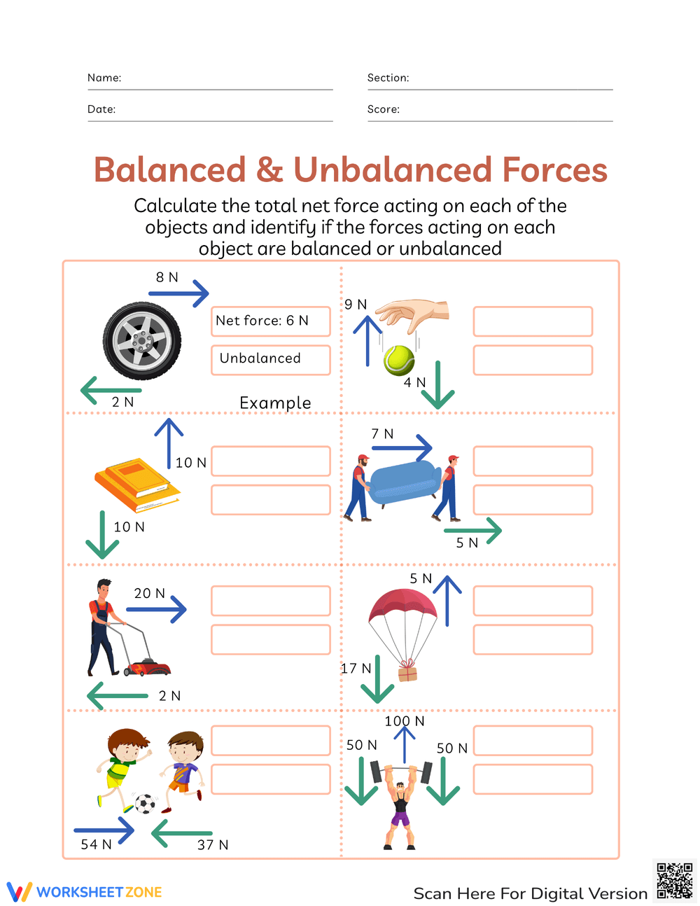 Printable 5th Grade Physics Worksheets