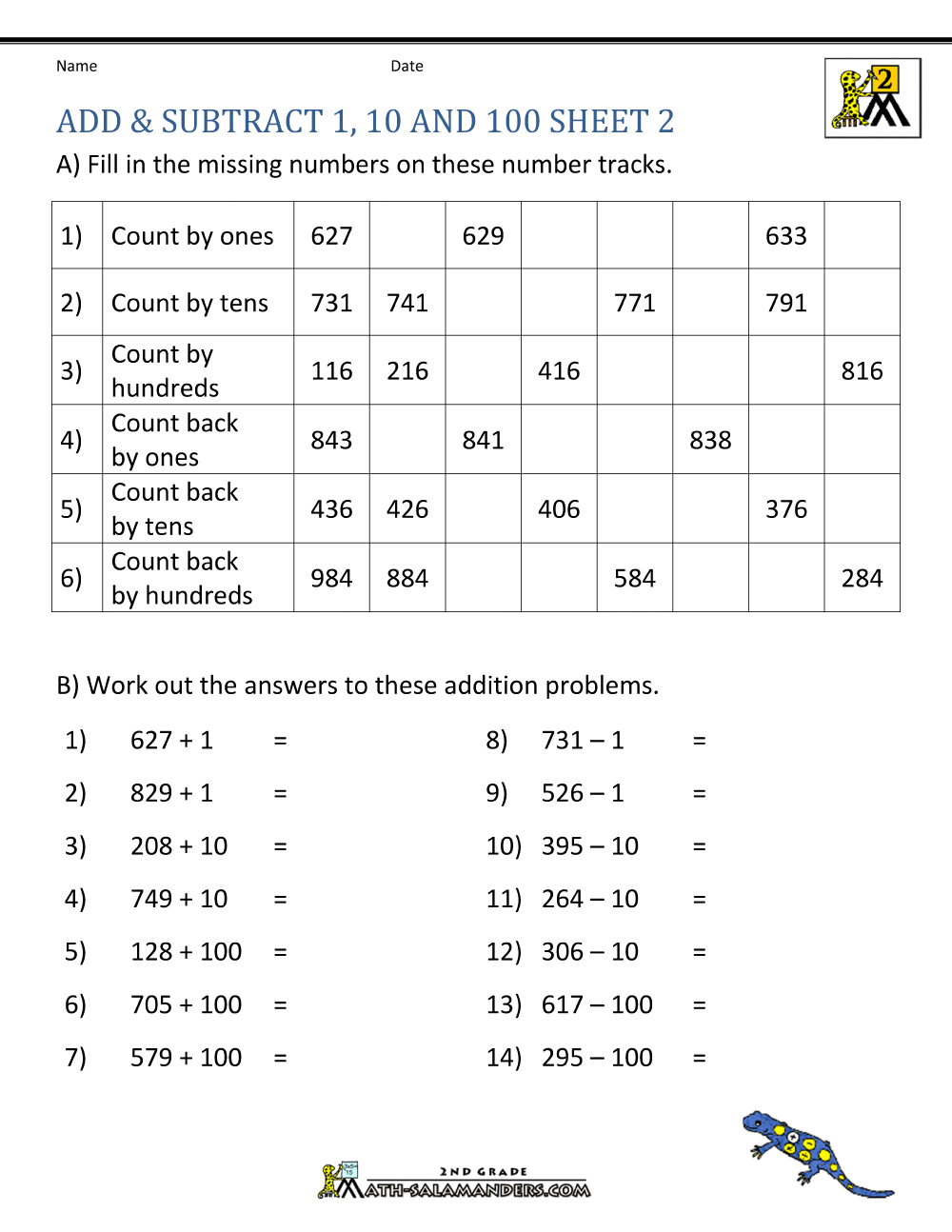 Printable Addition And Subtraction Worksheets Printable Addition And Subtraction Worksheets
