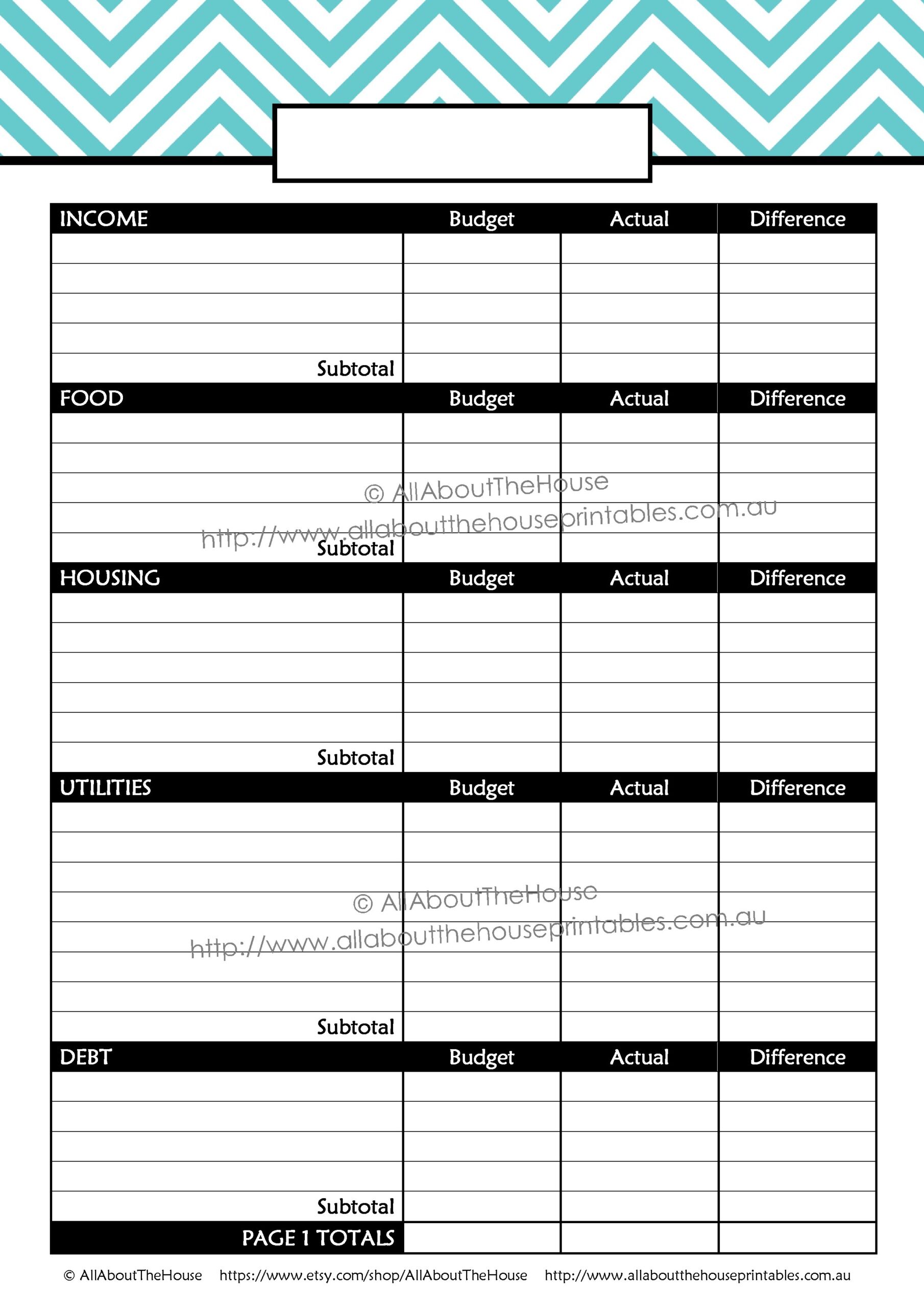 Printable Budget Planner Finance Binder Update All About Planners Free Printable Budget Planner Carrie Elle