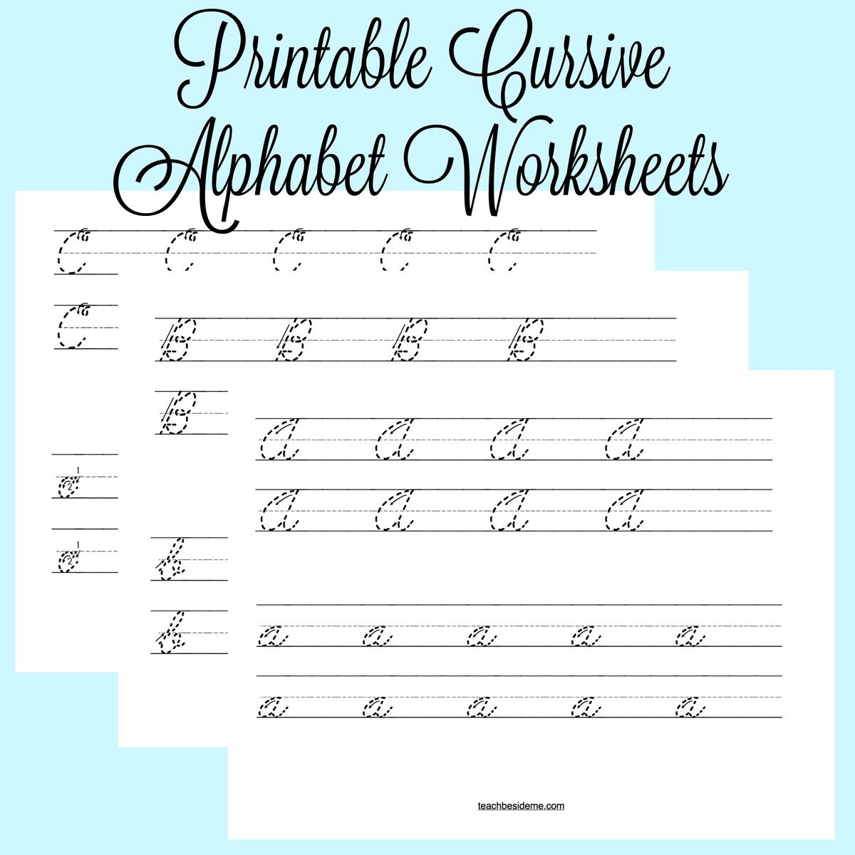 Free Printable Cursive Alphabet Practice Sheets Lowercase E