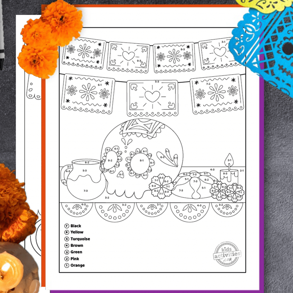 Printable Day Of The Dead Printable Party Favors Day Of The Dead Mix Up Beeloo Printable Crafts And Activities For Kids