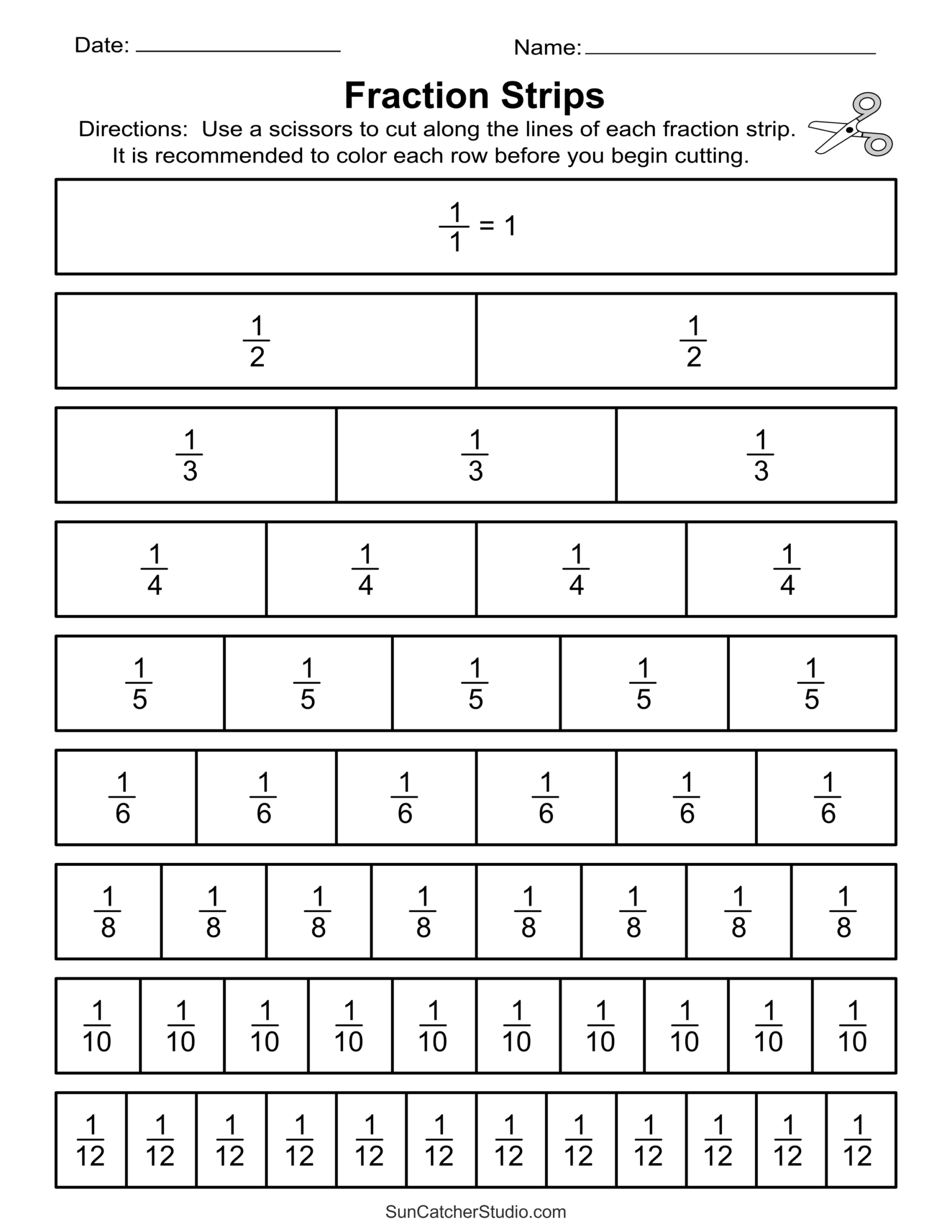 Fraction Worksheets Pdf Downloads Math Champions