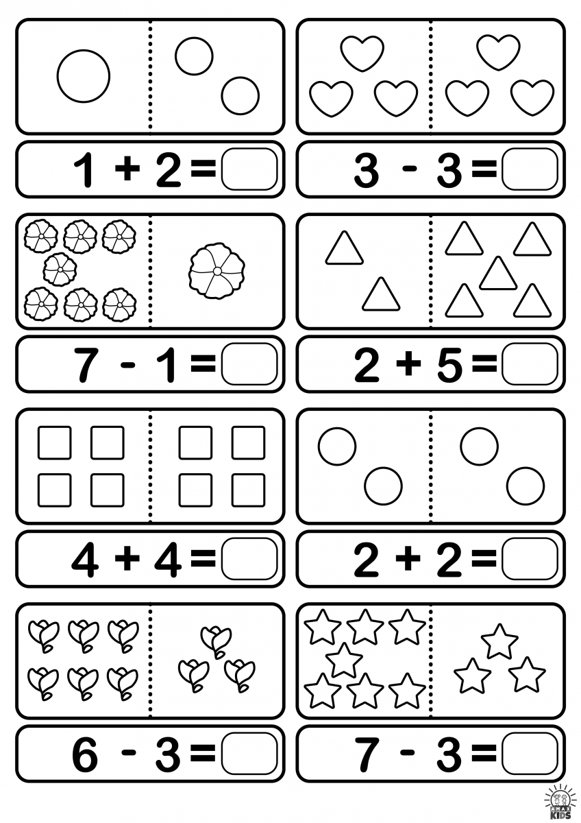 Printable Math Worksheets For Kids Amax Kids Free Printable Customizable Math Worksheets Canva