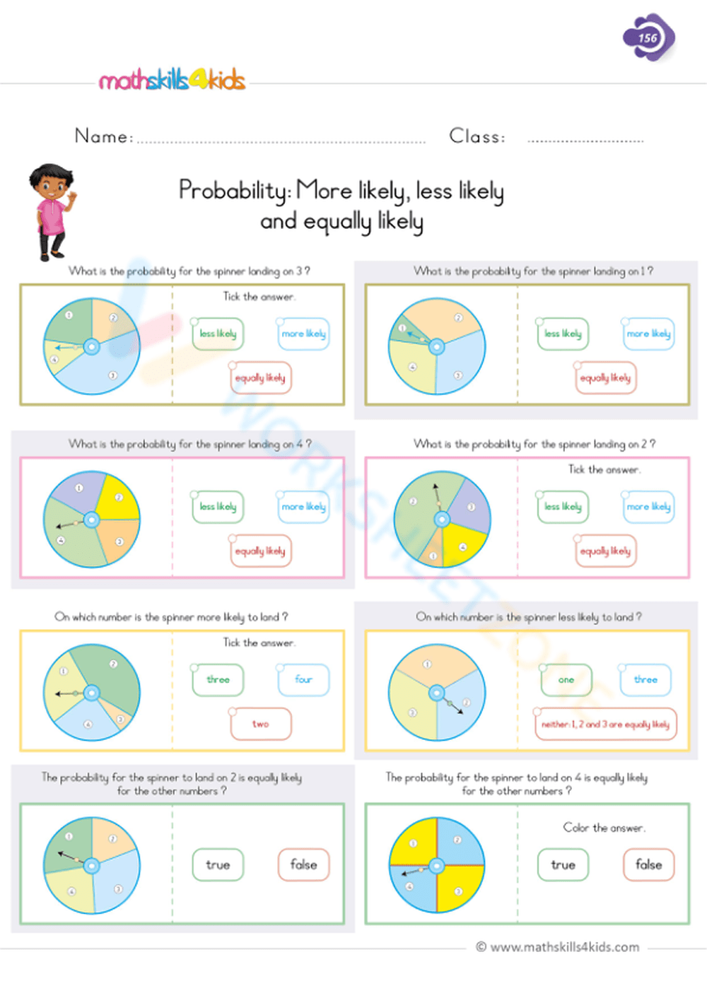 Printable Probability Worksheets Printable Probability Worksheets