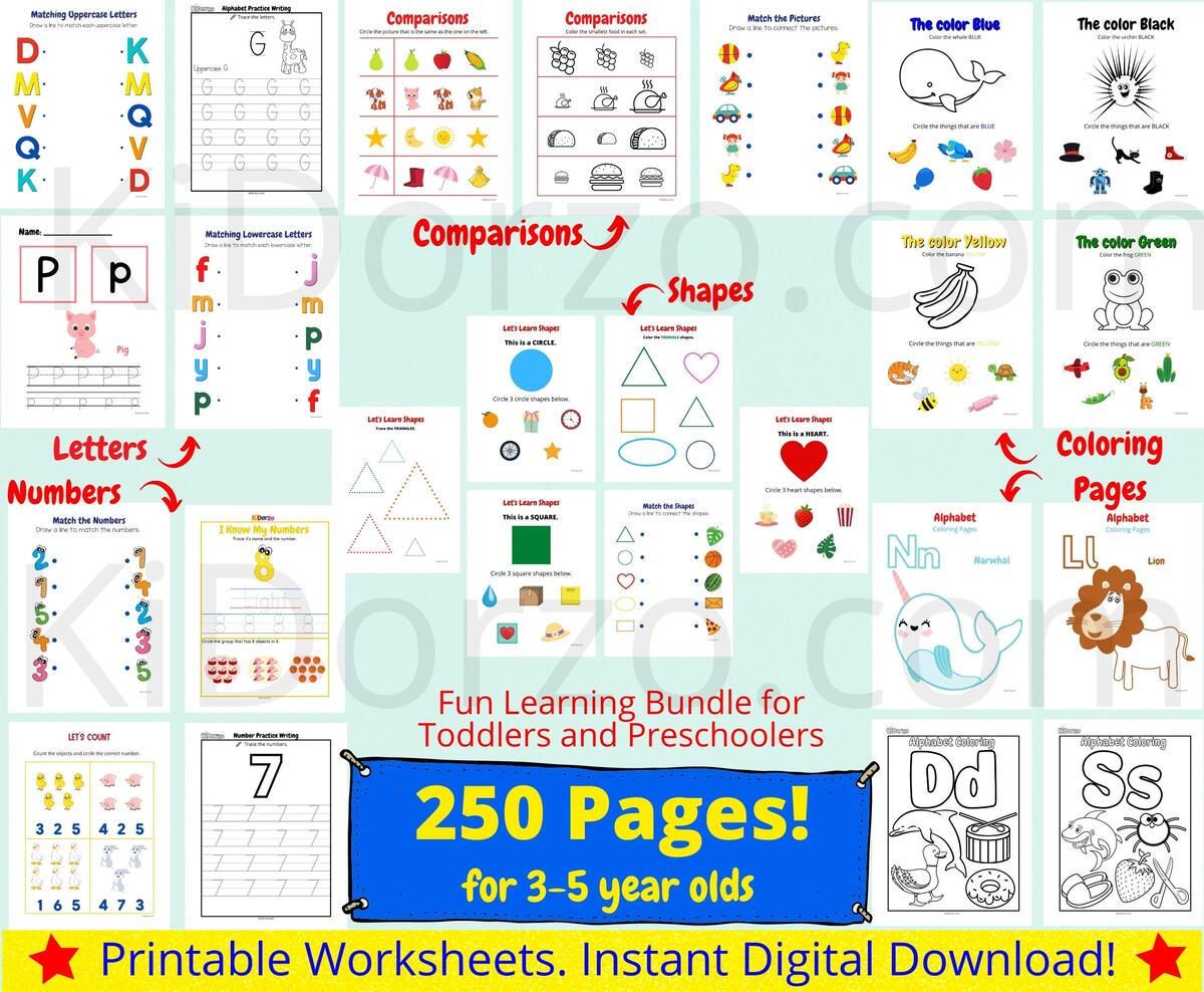 Printable Toddler Worksheets Preschool Printable Worksheets Alphabet Tracing Worksheets Numbers Shapes Opposites Fun Coloring Pages Etsy Printable Toddler Worksheets Preschool Printable Worksheets Alphabet Tracing Worksheets Numbers Shapes Opposites Fun Coloring Pages Etsy