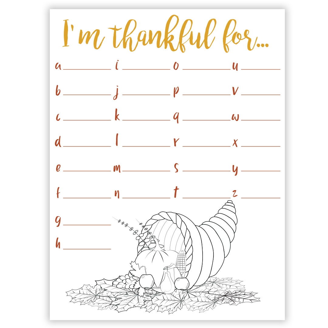 Product Reviews For I m Thankful For Gratitude Worksheet Digital Download