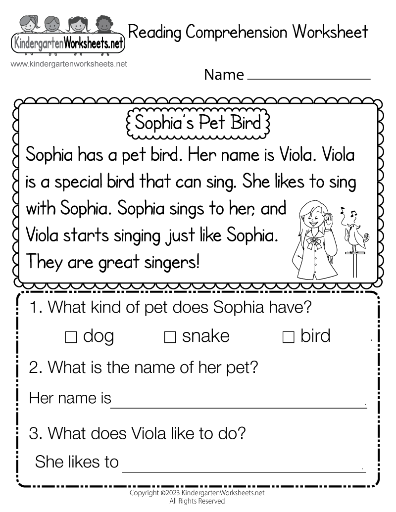 Reading Comprehension Worksheet Free Printable Digital PDF Free Printable 3rd Grade Reading Worksheet Templates Canva