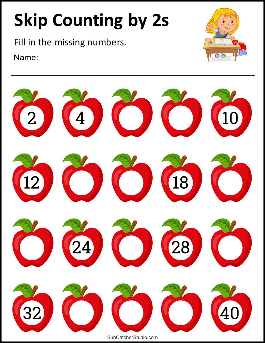 Counting By 2s Worksheets