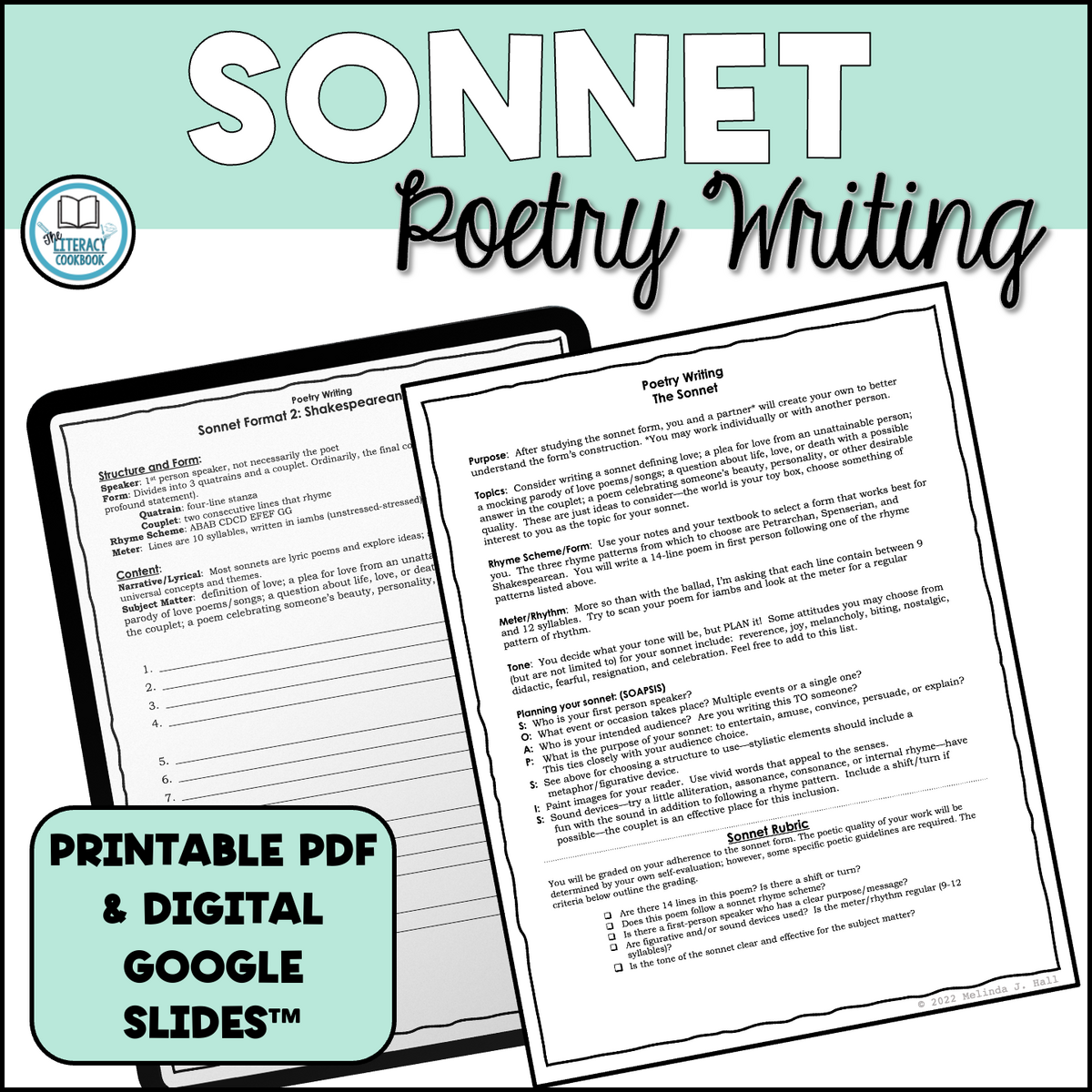 Sonnet Shakespearean Petrarchan Poetry Writing Made By Teachers Sonnet Shakespearean Petrarchan Poetry Writing Made By Teachers