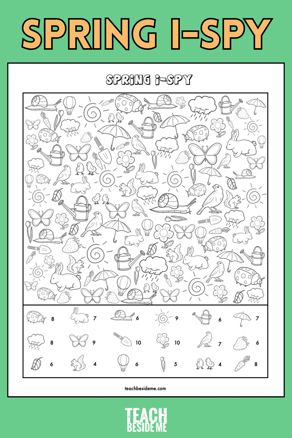 8 Fall I Spy Printables Nature Inspired Learning