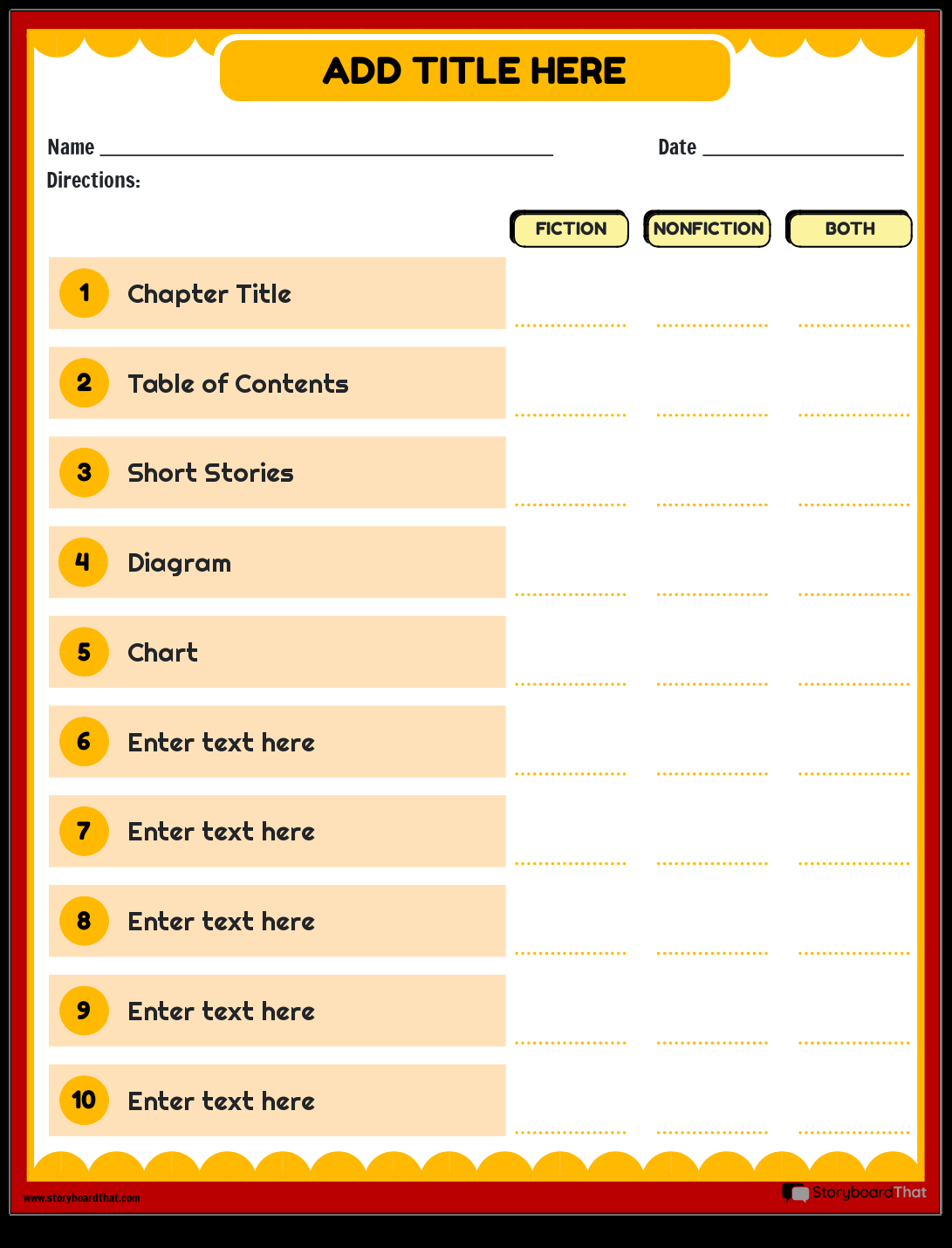 Storyboard That Text Features Worksheets For Reading Text Features Graphics Worksheet Worksheets Library