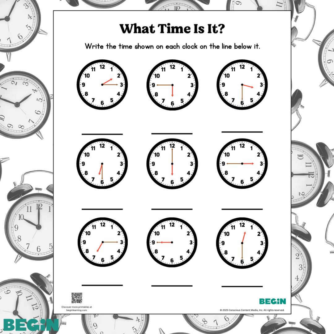 Telling Time Activities For Kids Ages 6 8 What Time Is It