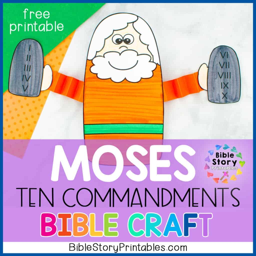 Ten Commandments Bible Craft Bible Story Printables Ten Commandments Bible Craft Bible Story Printables