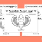 The Animals Of Ancient Egypt Creative Printable History Worksheets
