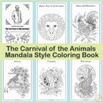 The Carnival Of The Animals Mandala style Coloring Book Made By Teachers