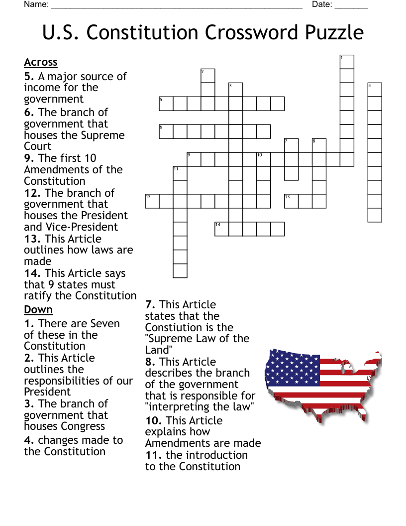 The Constitution Worksheet WordMint The Constitution Worksheet WordMint