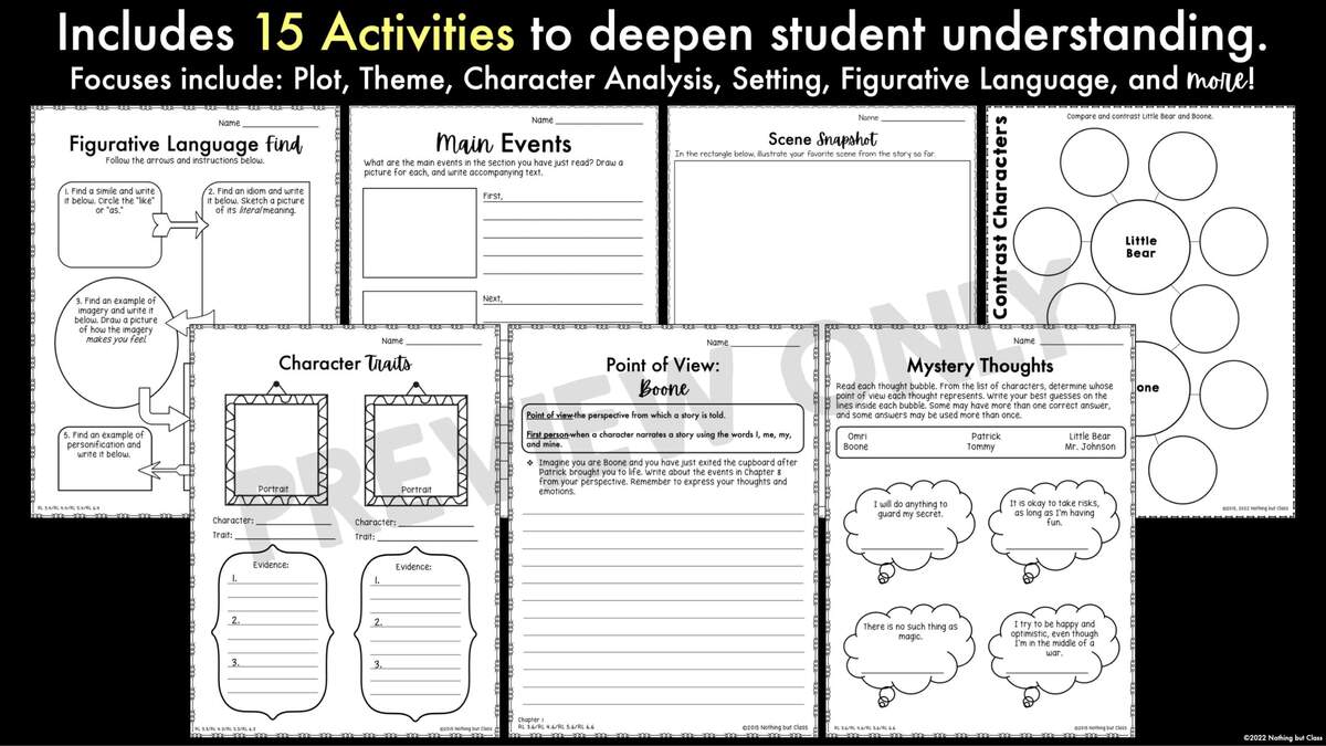 The Indian In The Cupboard Novel Study Unit Comprehension With Activities And Tests Printable And Digital Classful The Indian In The Cupboard Novel Study Unit Comprehension With Activities And Tests Printable And Digital Classful