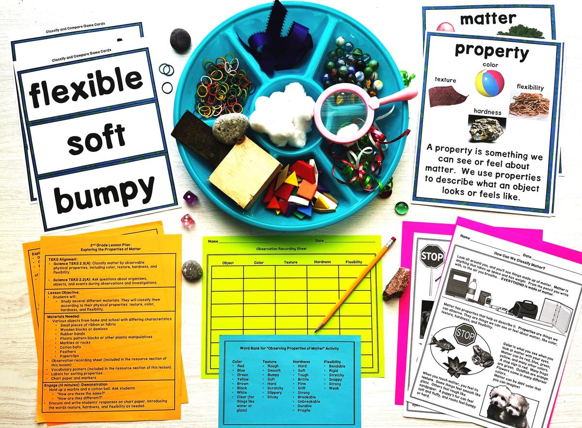 The Properties Of Matter 5 Student Centered Activities Caffeine With Class