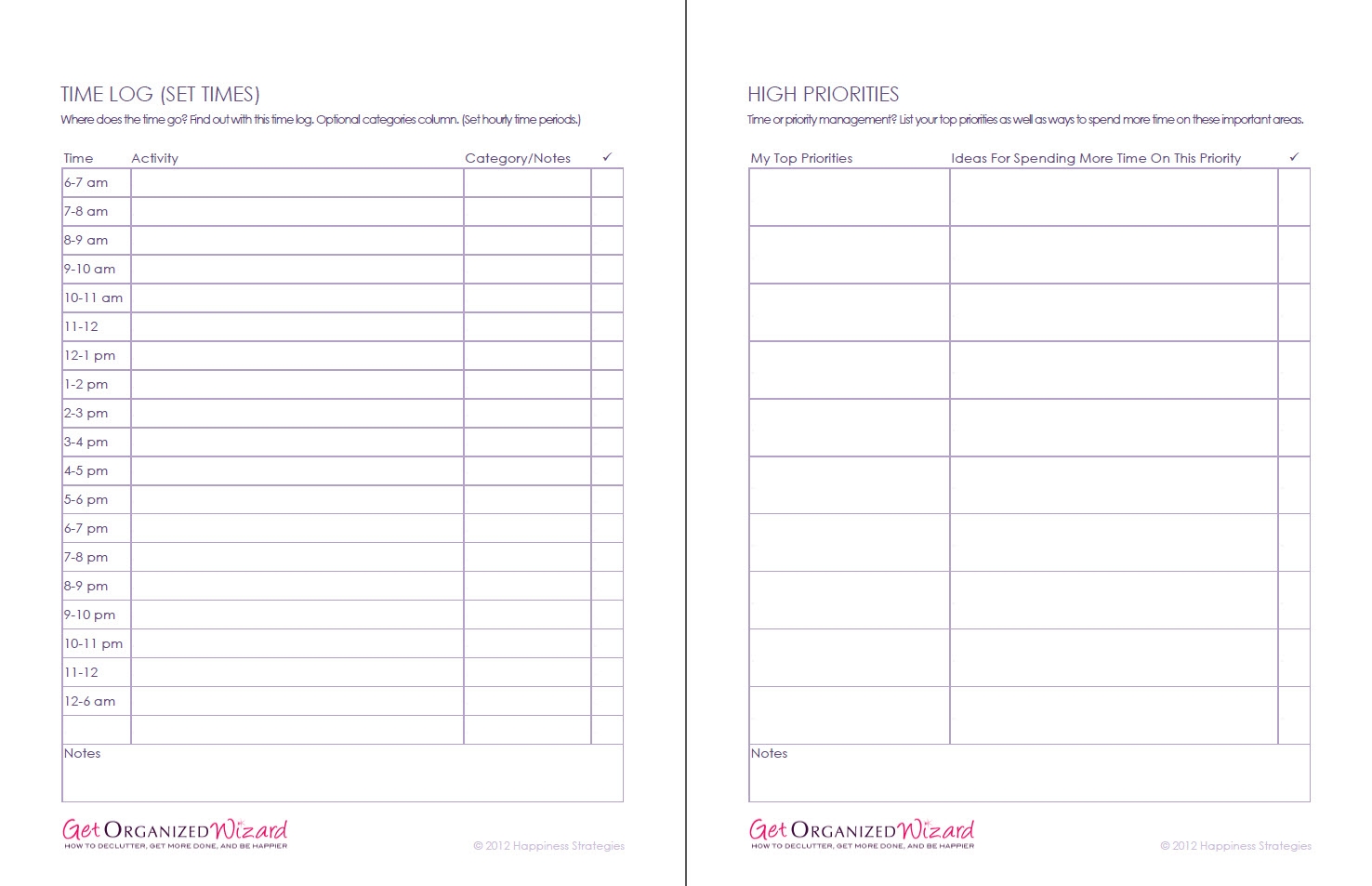 Time Management Worksheets Productivity Planners To Do Lists Time Management Worksheets Productivity Planners To Do Lists