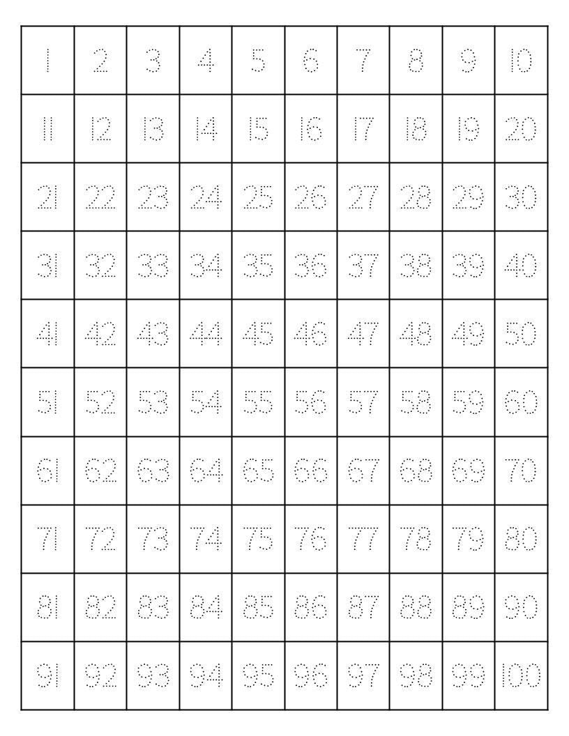 Trace Numbers 1 100 Chart Printable Math Worksheet PDF Etsy Trace Numbers 1 100 Chart Printable Math Worksheet PDF Etsy