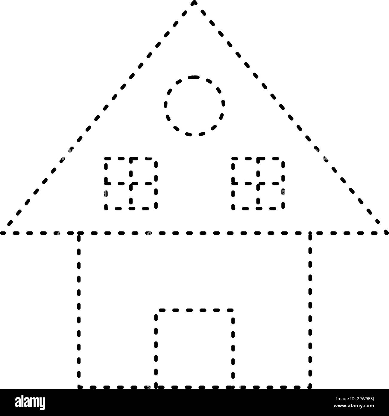 Tracing House Dotted Lines Shape For Preschool And Kindergarten School Kids Worksheet Element For Drawing Practice Stock Vector Image Art Alamy Tracing House Dotted Lines Shape For Preschool And Kindergarten School Kids Worksheet Element For Drawing Practice Stock Vector Image Art Alamy