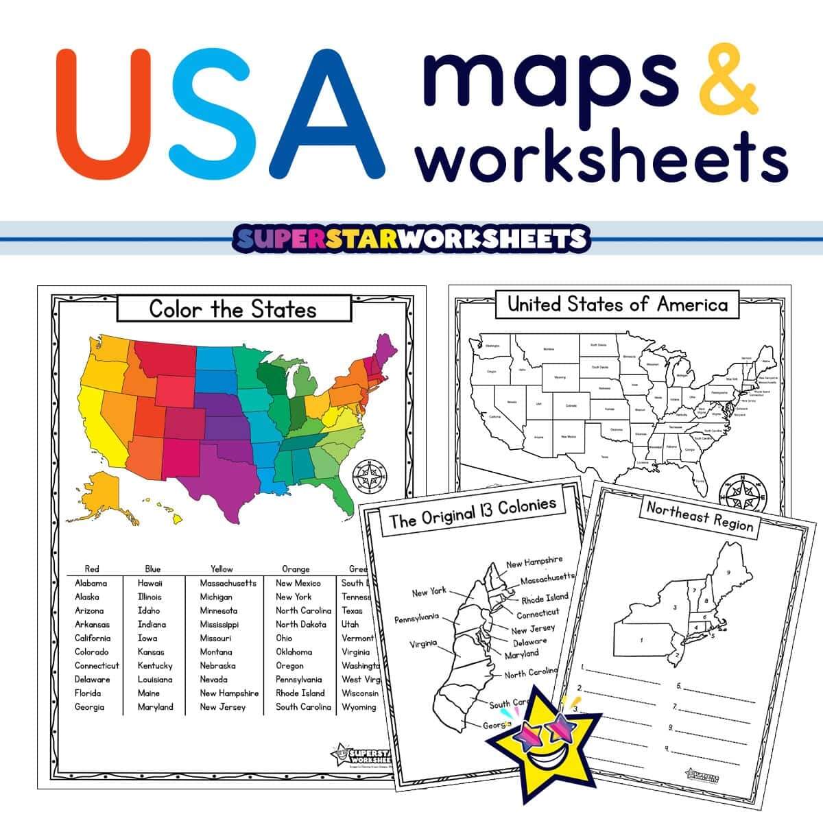 USA Map Worksheets Free Printables Superstar Worksheets Evan Moor Week 03 The Four Hemispheres Daily Geography Practice Daily Geography Practice Grade 4 To Thousands
