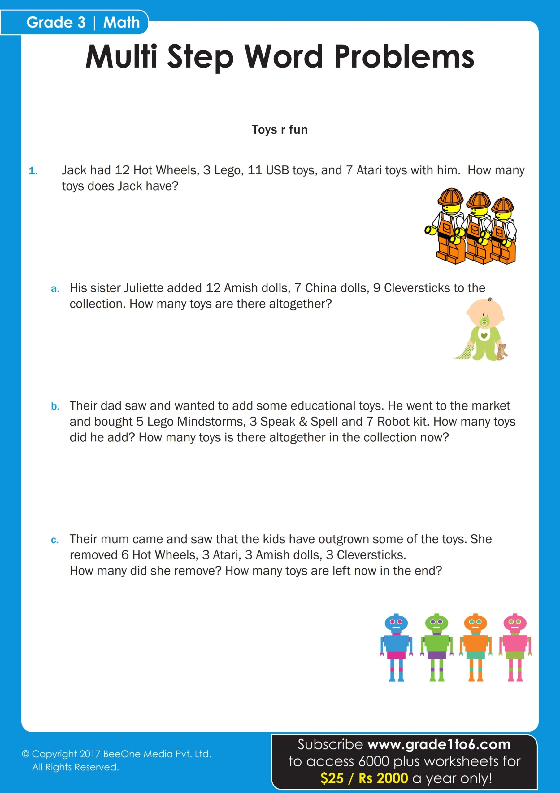 Word Problems Involving Addition And Subtraction Grade1to6 Word Problems Involving Addition And Subtraction Grade1to6