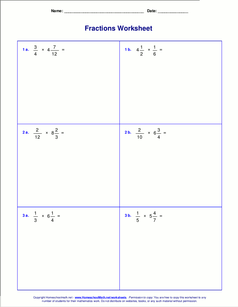 Worksheets For Fraction Multiplication Free One Step Equations Worksheets Mashup Math