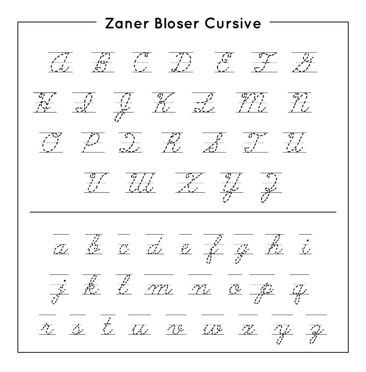Zaner Bloser Manuscript Alphabet 10 Free PDF Printables Printablee Zaner Bloser Manuscript Alphabet 10 Free PDF Printables Printablee